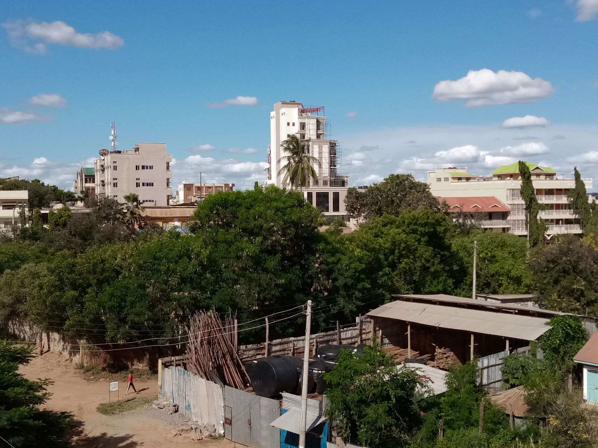 A view of the changing skyline of Voi town, Taita Taveta County…