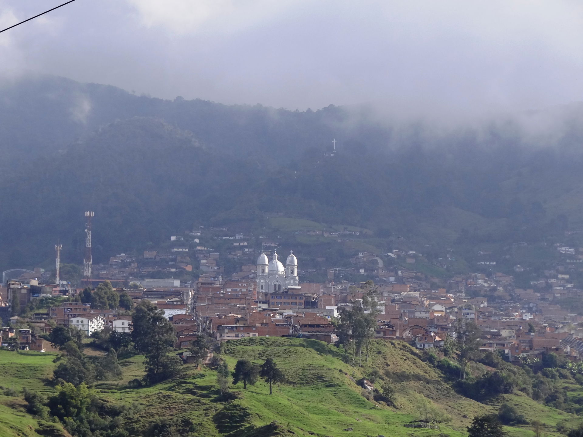 Vista del centro, municipio de Yarumal, departamento de Antioqu…