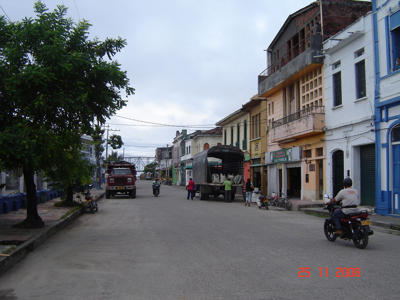 A street in Puerto Berrío, Antioquia