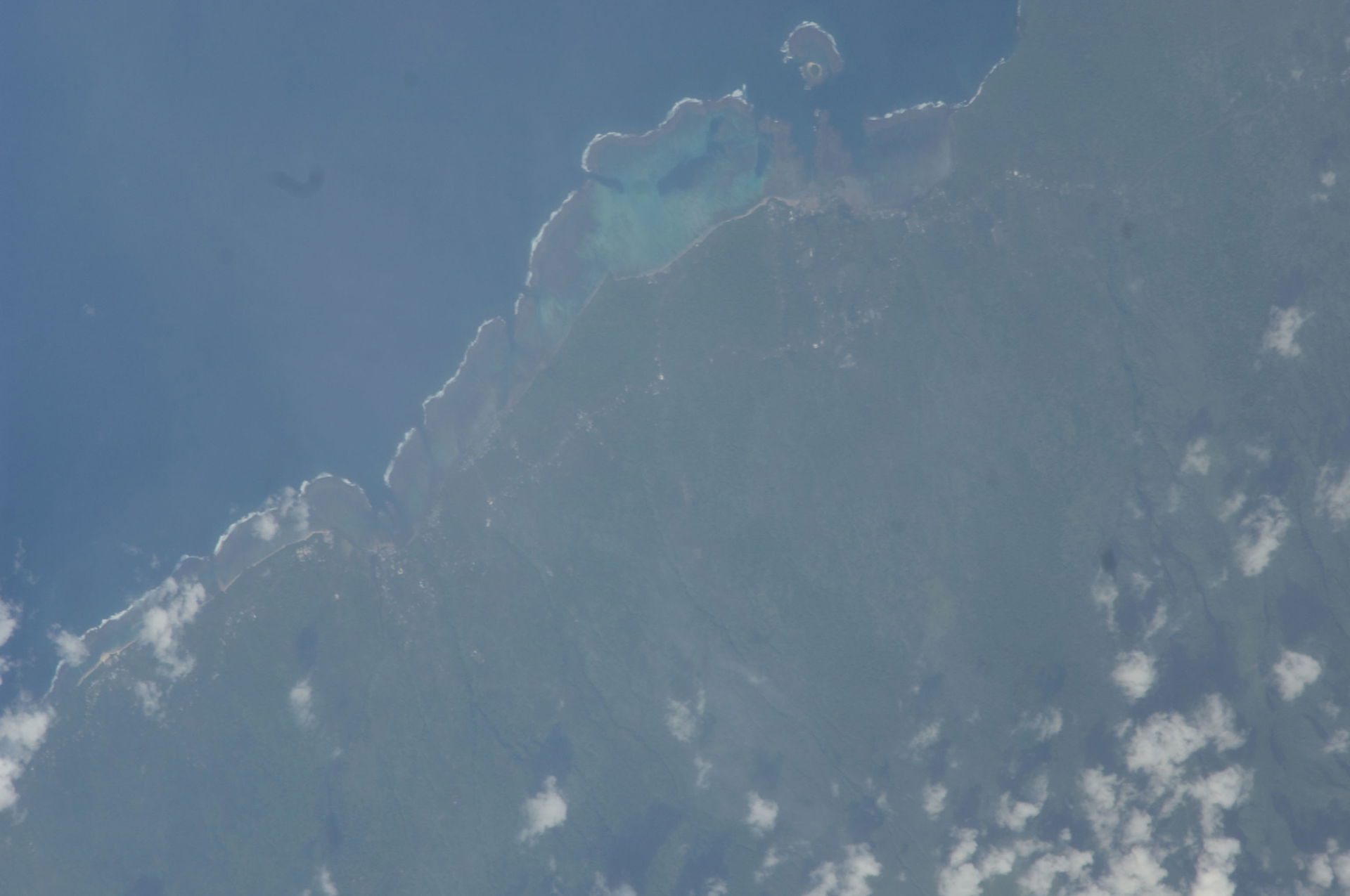 View of Samoa taken during ISS Expedition 18.