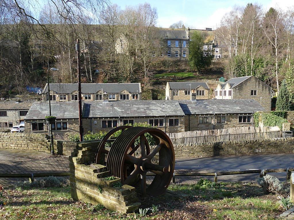 Old pulley wheel, Luddenden