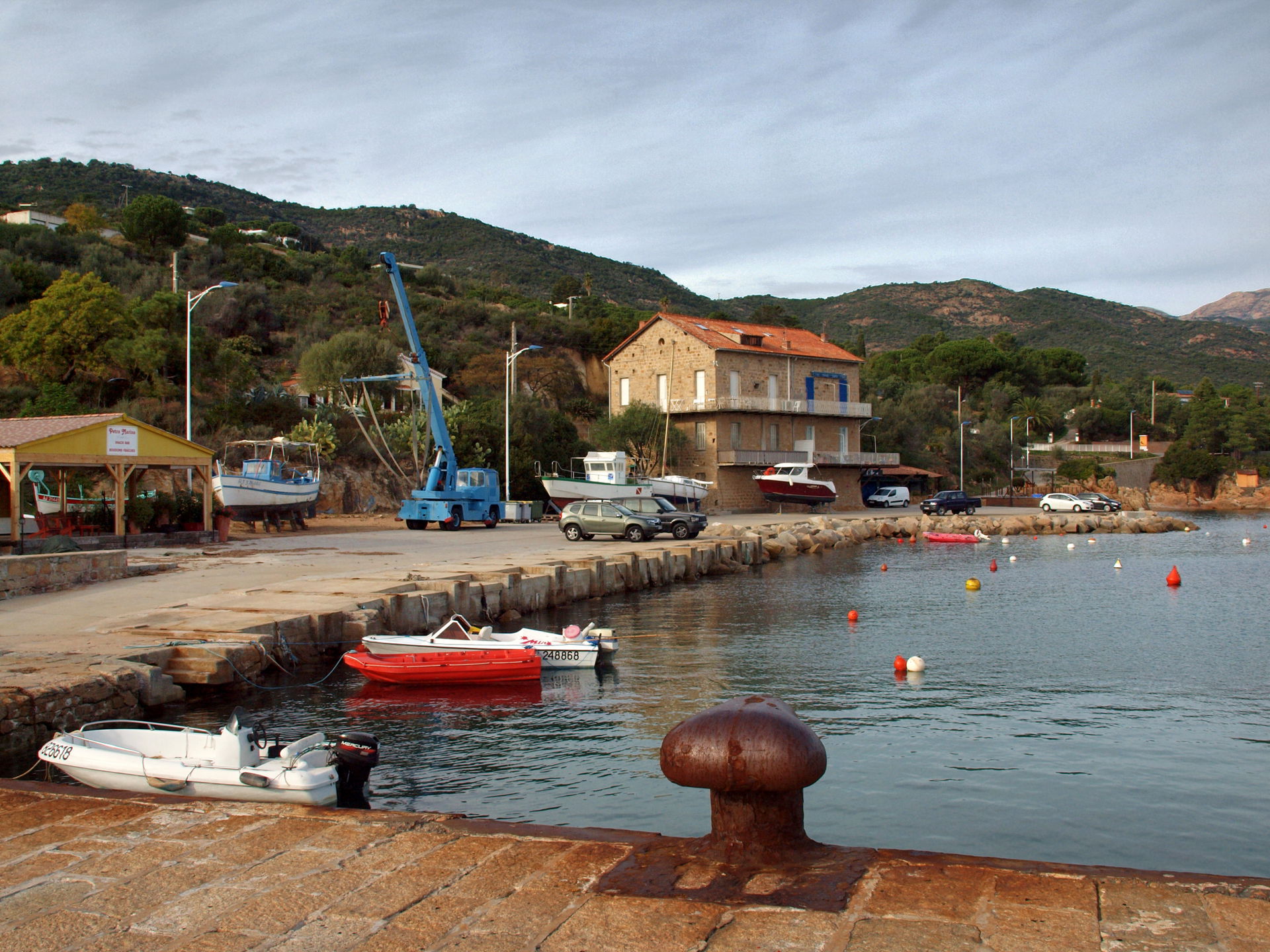 Vico, Ouest Corse (Corse) - Le port de Sagone