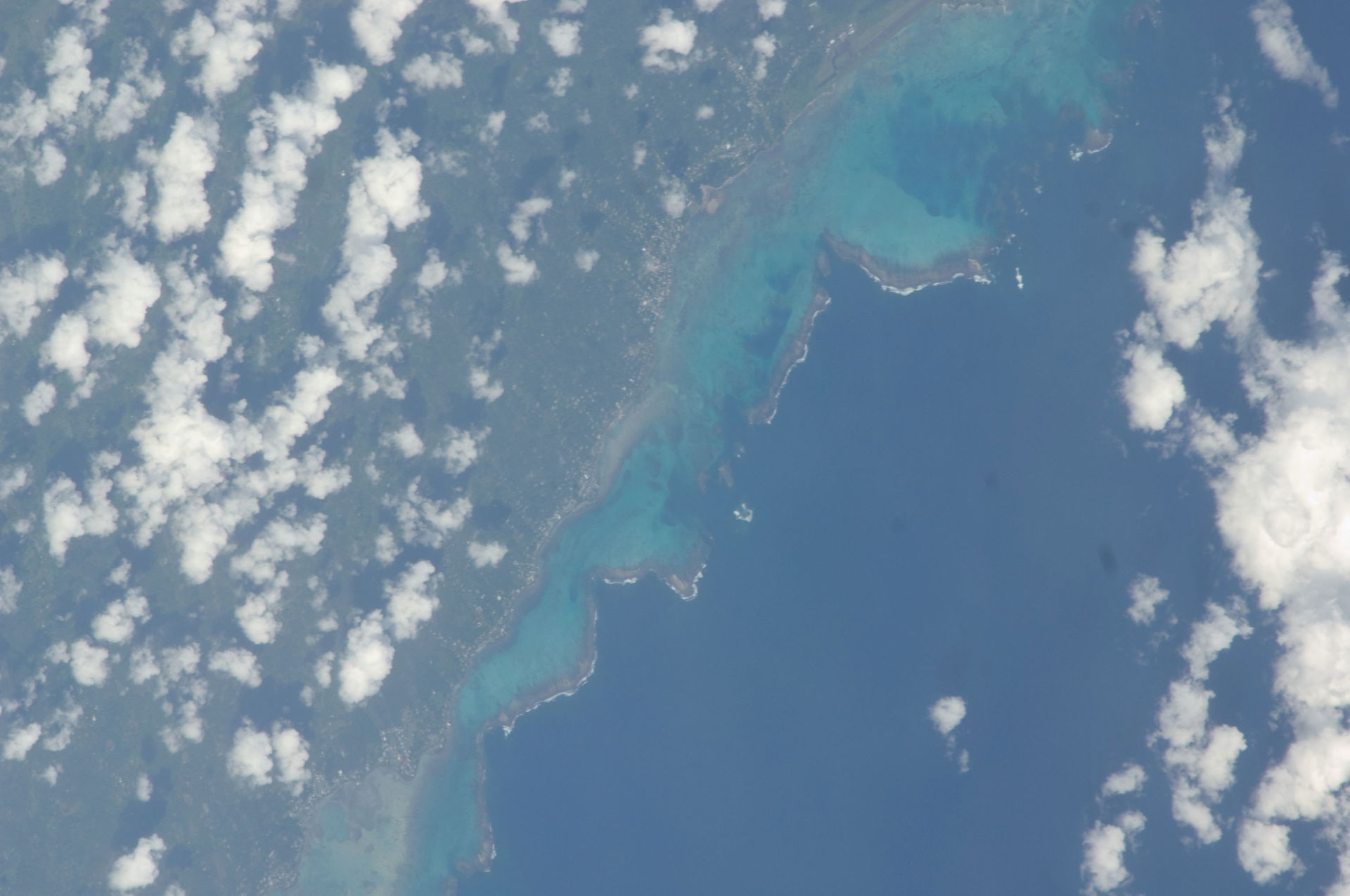 View of Samoa taken during ISS Expedition 18.