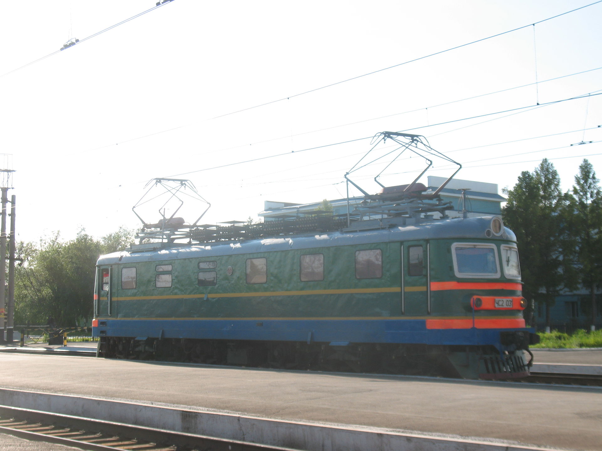 Barabinsk locomotive Soviet Railways ЧС2 ЧС2-031 on Barabinsk