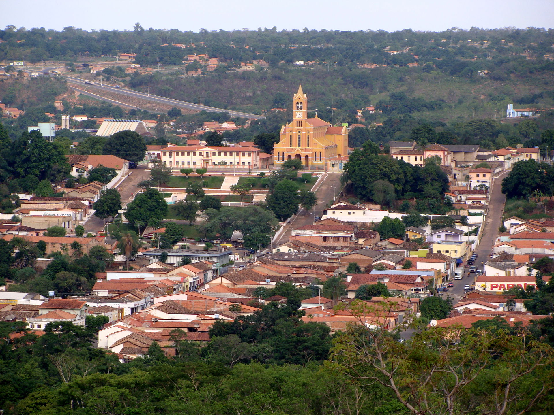 Downtown of the city of Grajaú, Maranhão, Brazil, in 2008.