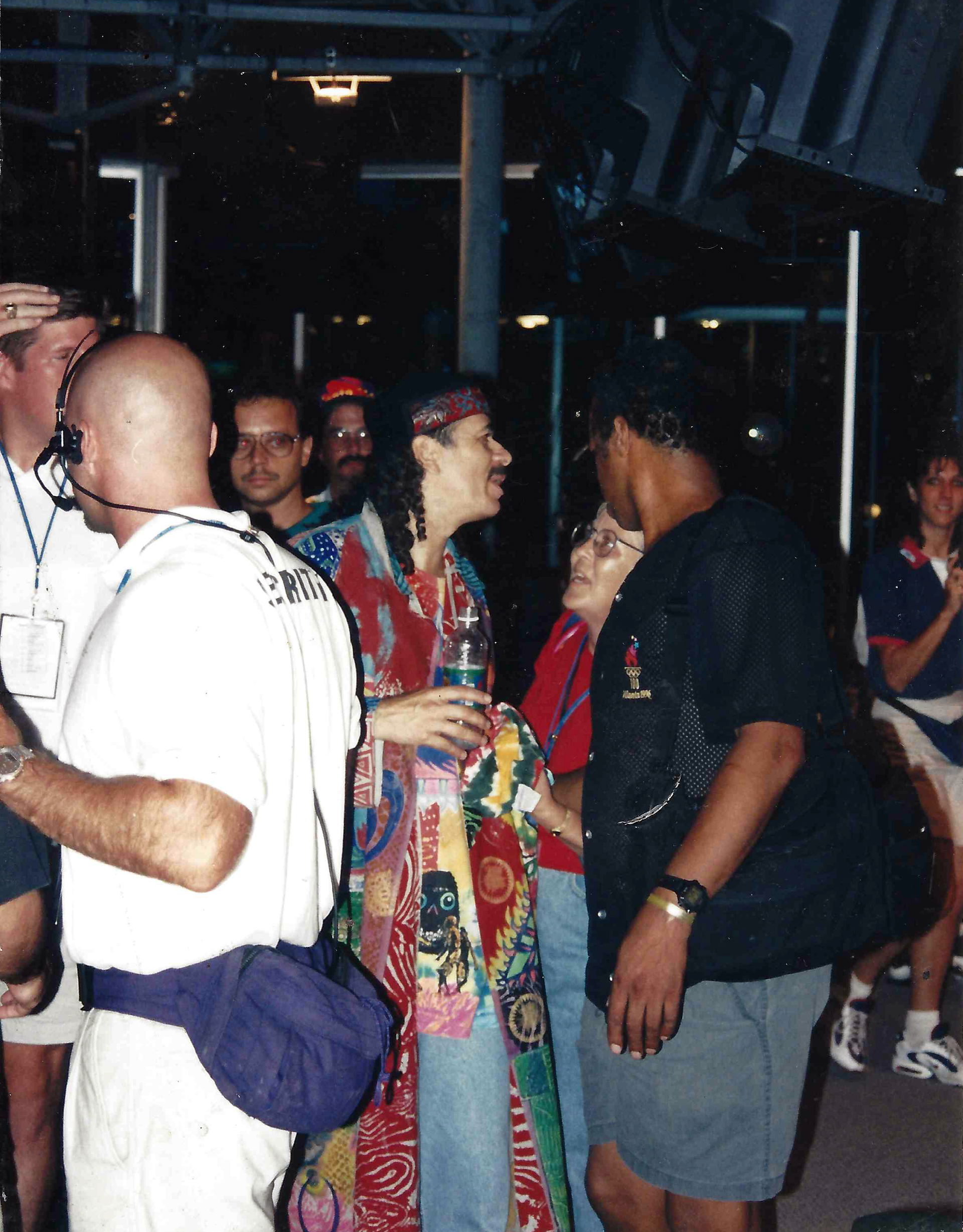 Carlos Santana Post show 1996 Olympics Don Ramey Logan