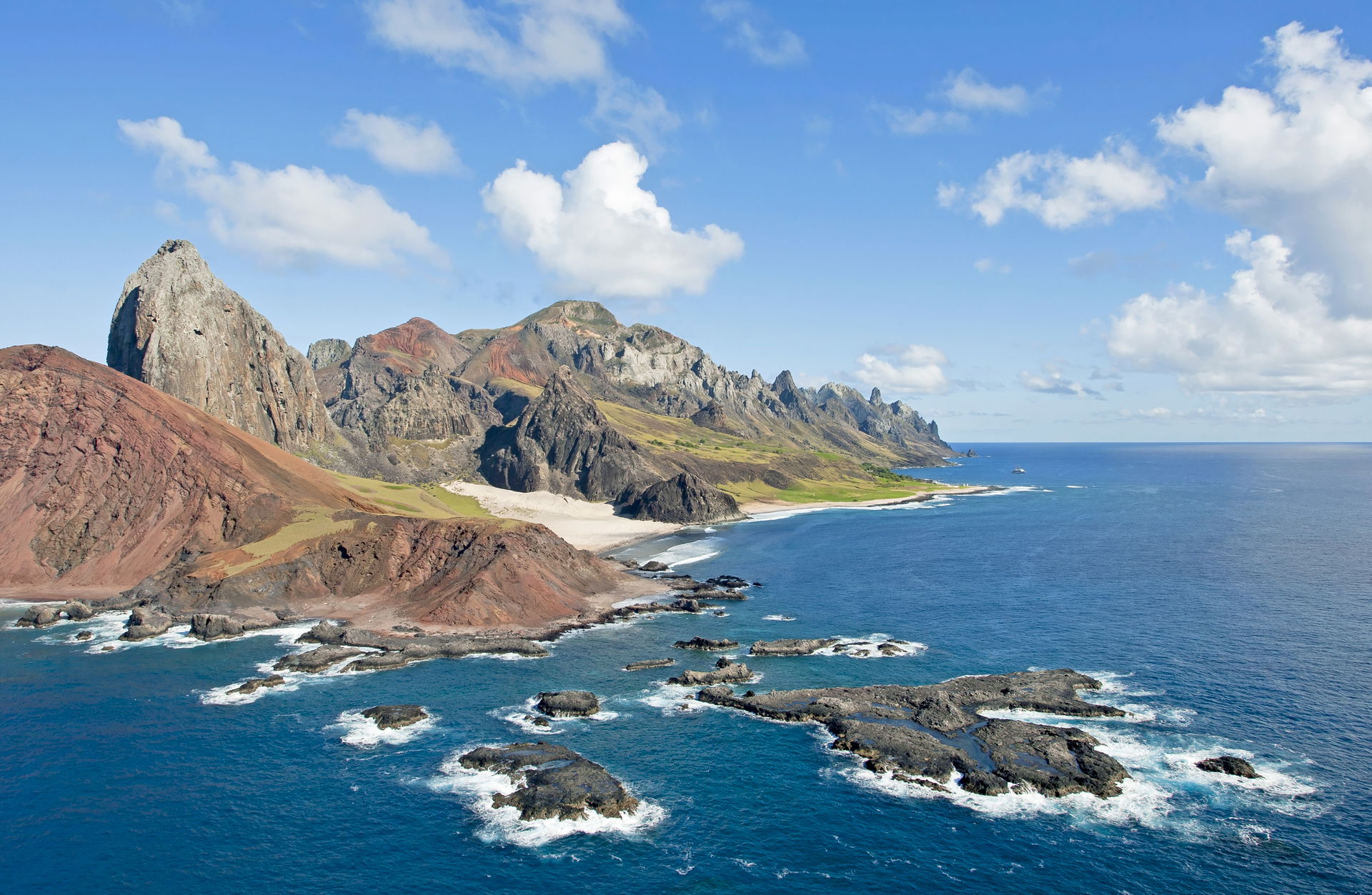Trindade is a volcanic island off the coast of the Brazilian st…