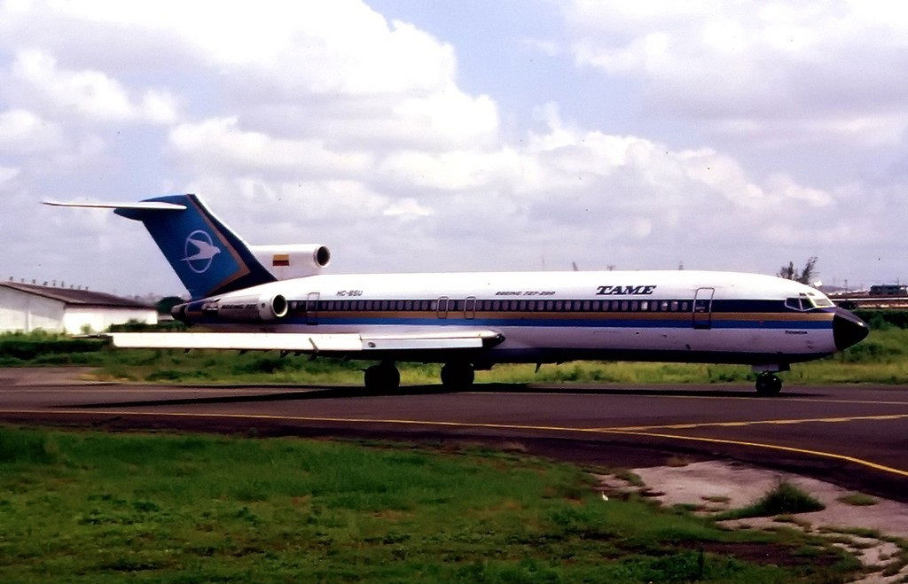 TAME EP Linea Aerea del Ecuador Boeing 727-230 HC-BSU at Simon …