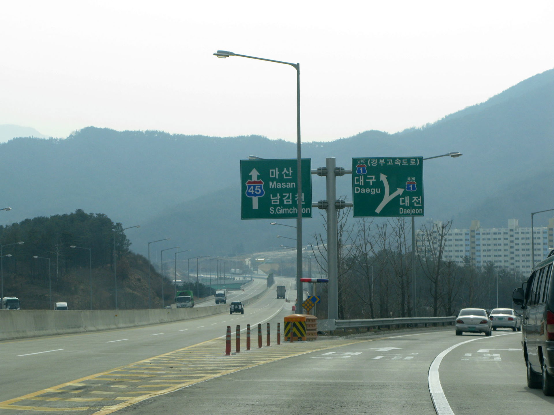 Gyeongbu, Jungbu Naeryuk Expressway Gimcheon JCT