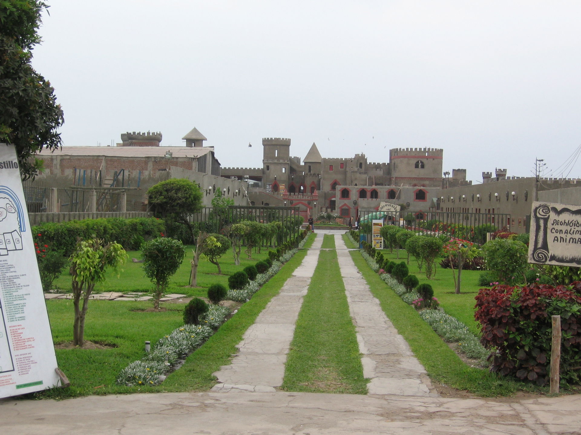 Il castello a Chancay, provincia di Huaral, Lima, Perù