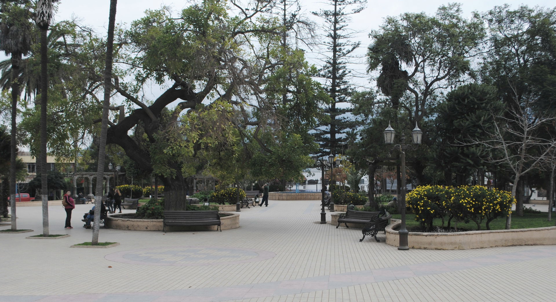 Plaza de La Ligua, localizada en la ciudad homónima, Región de …