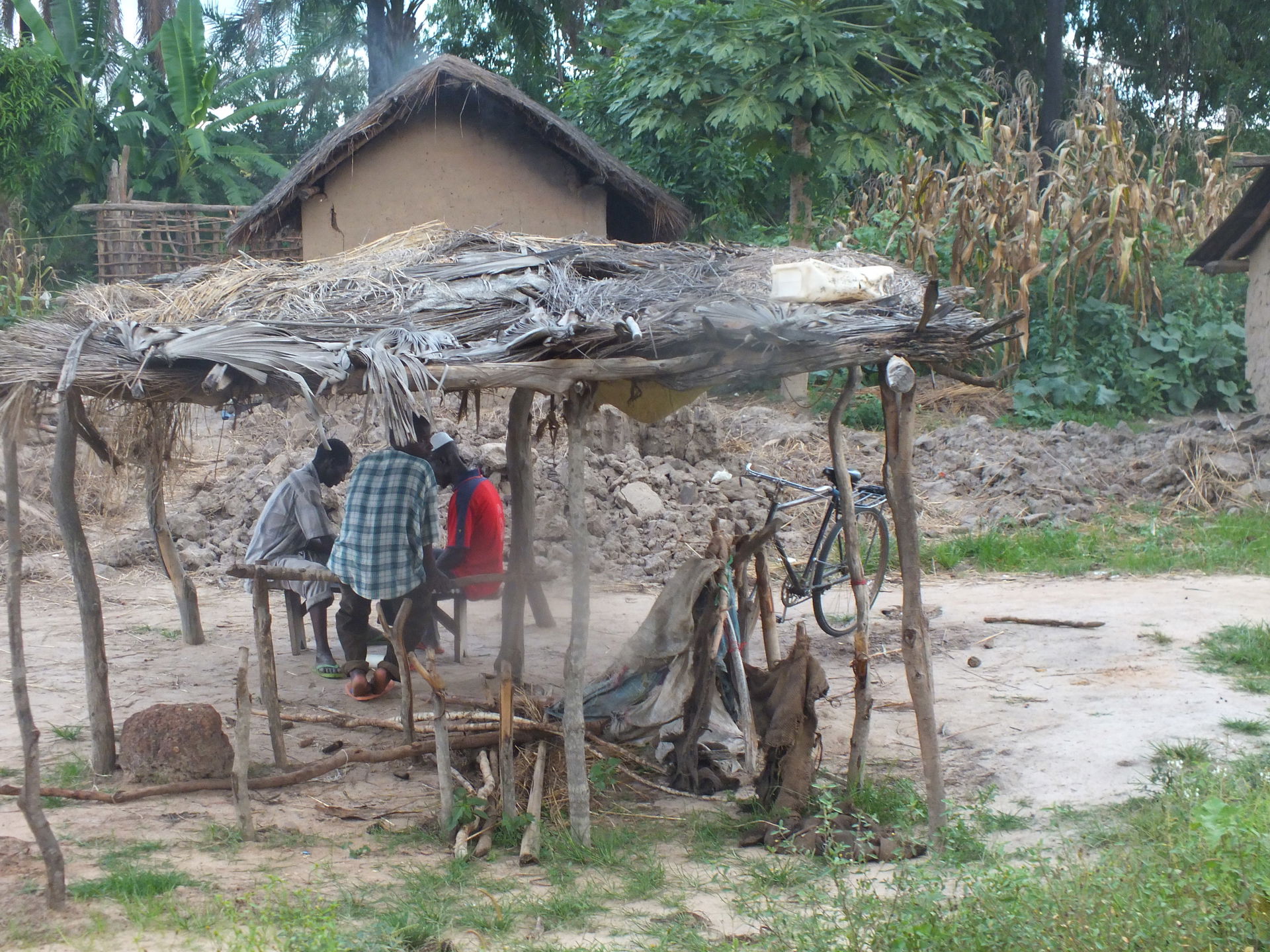 Outside Nzega.