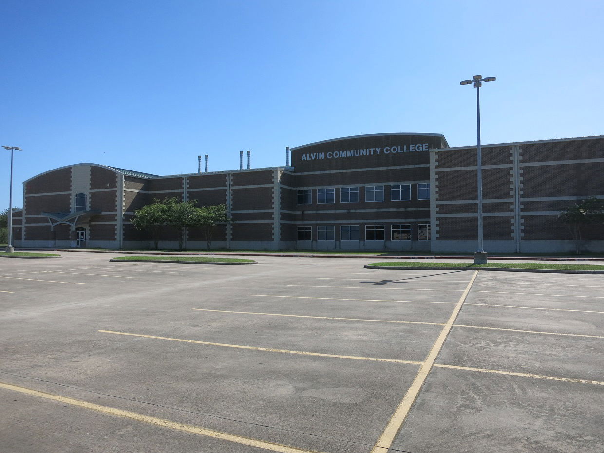 Photo shows Alvin Community College at 3110 Mustang Rd, Alvin, …