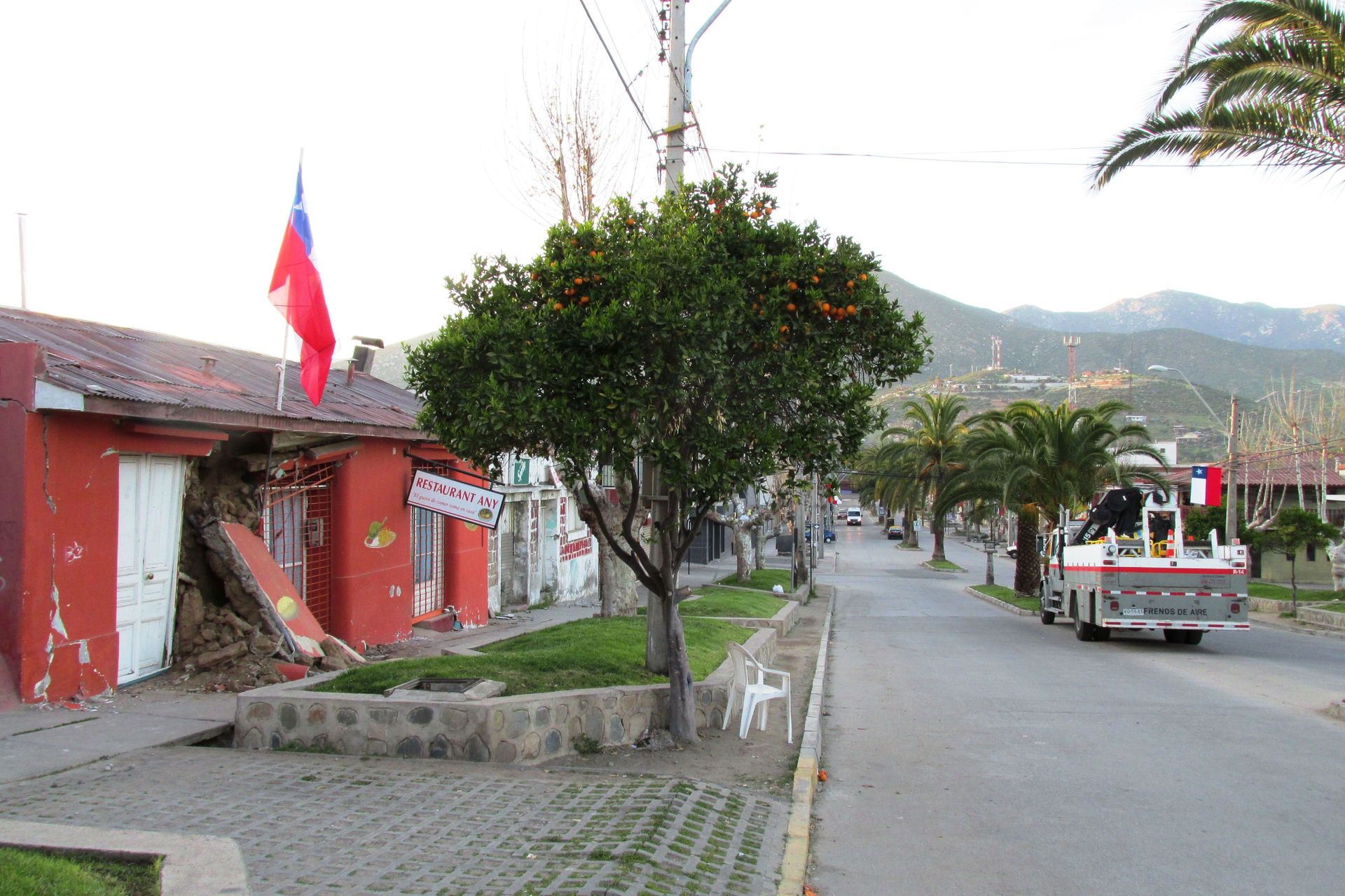 Vivienda dañada con el terremoto en calle Ignacio Silva, ciudad…