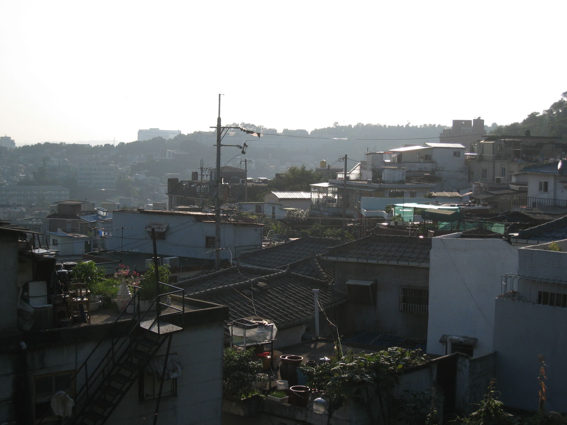 August 2007, walking in Seoul