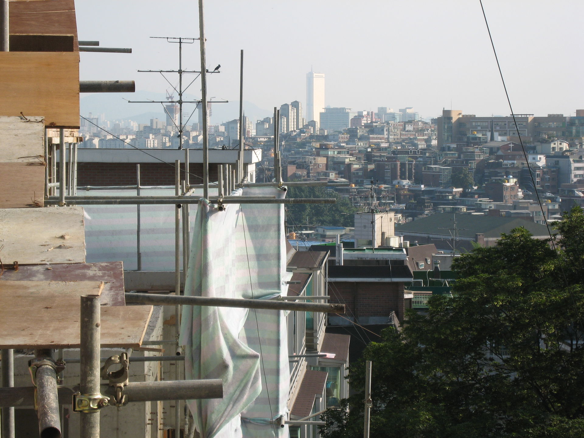 August 2007, walking in Seoul