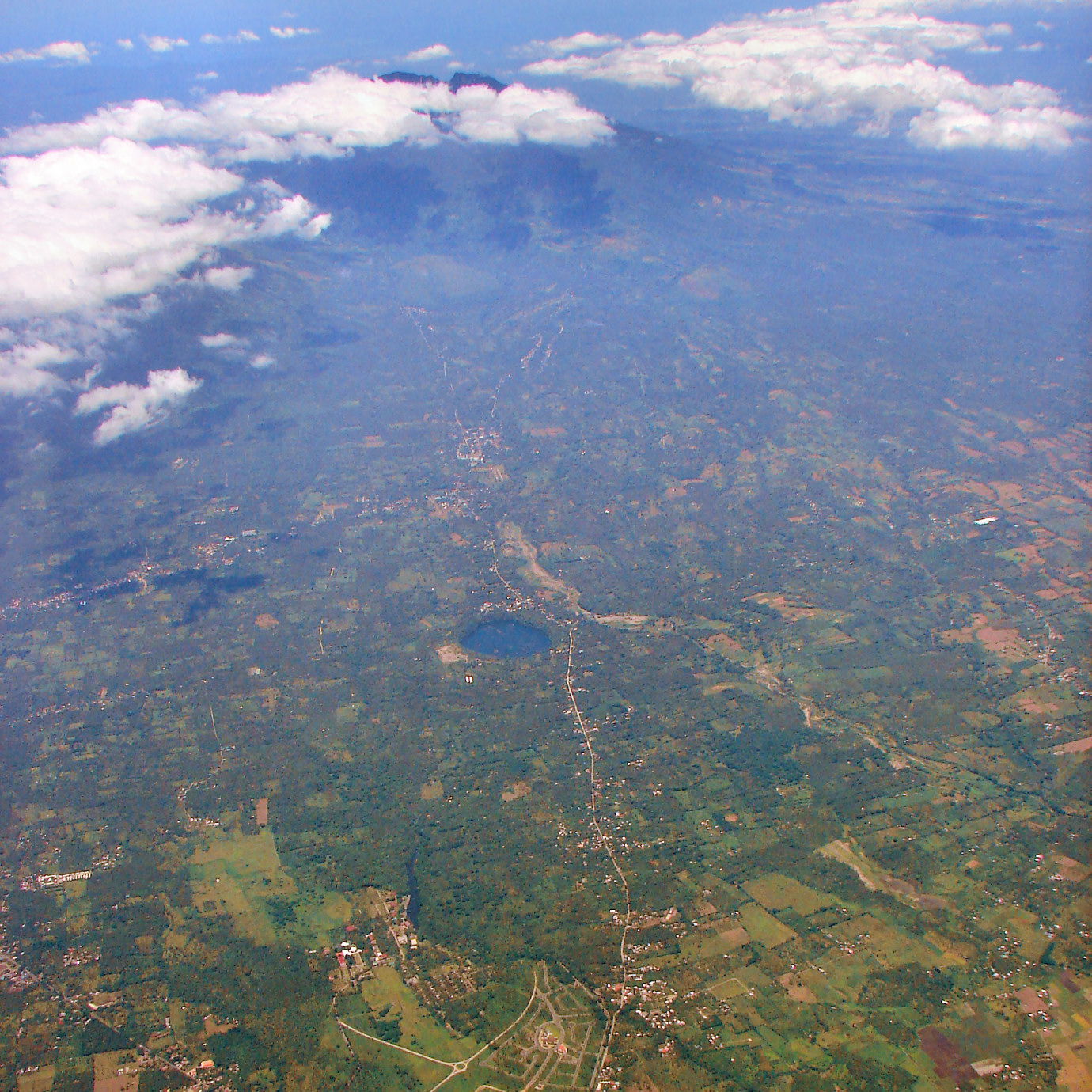 Dolores, Quezon, Philippines, with Mount Banahaw in background