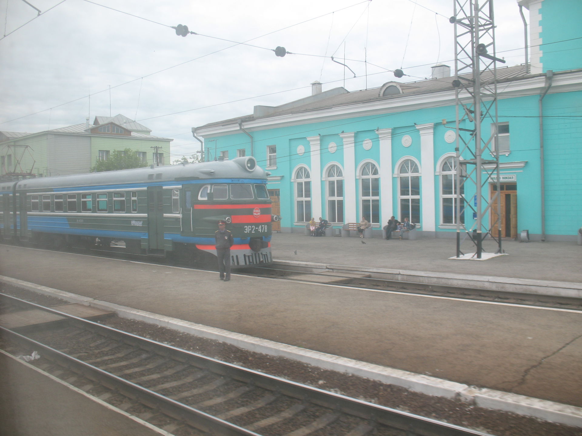 Tatarsk train ER2 electric trainset ЭР2-478 on Tatarskaya