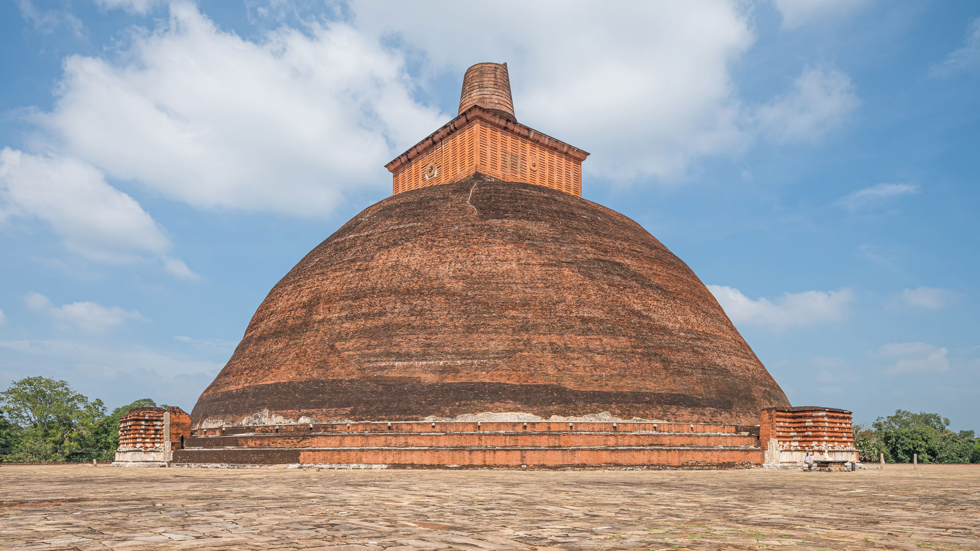Jetavanaramaya Stupa in Anuradhapura, Sri Lanka