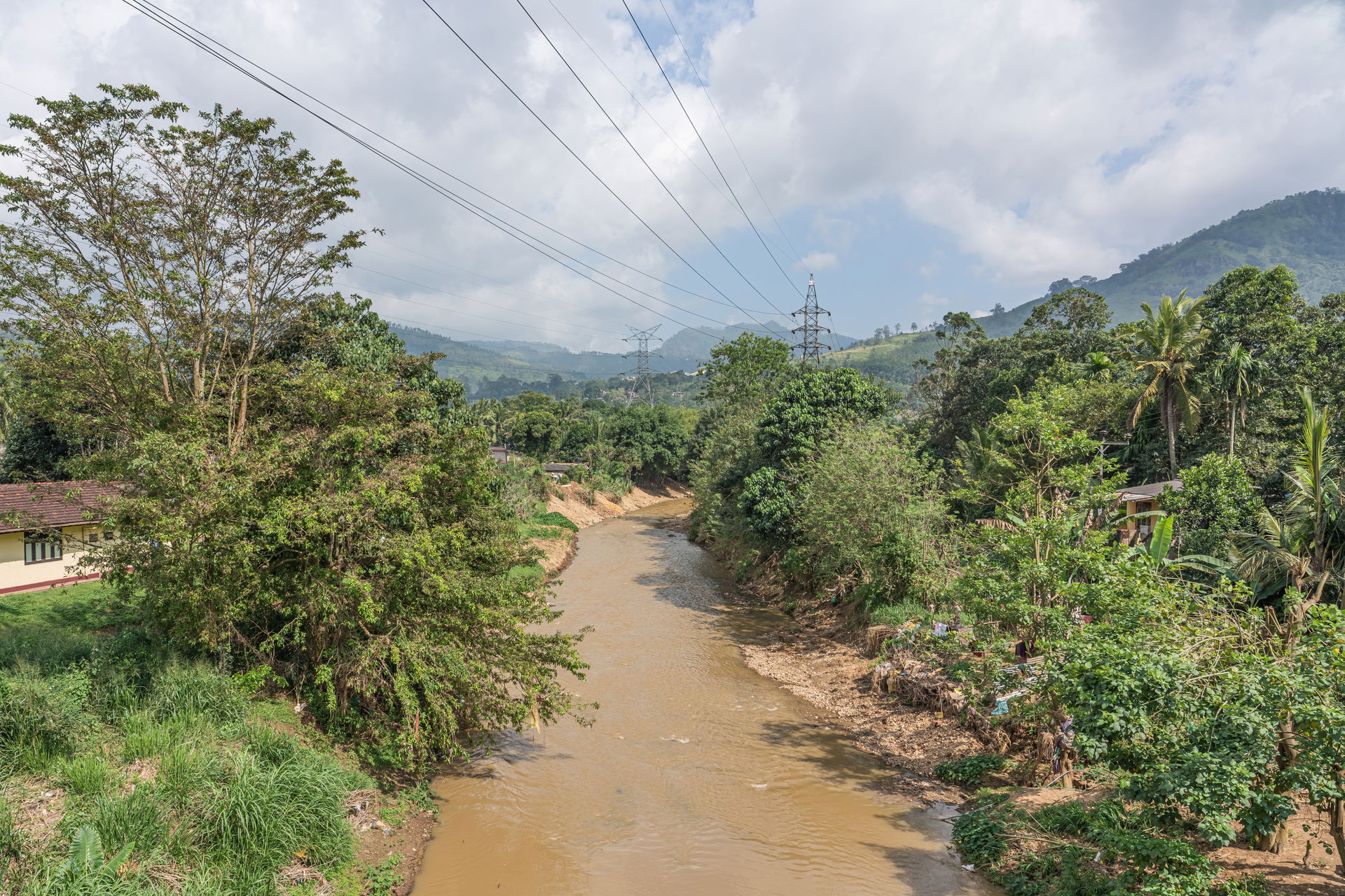 Badulu River in Badulla, Sri Lanka