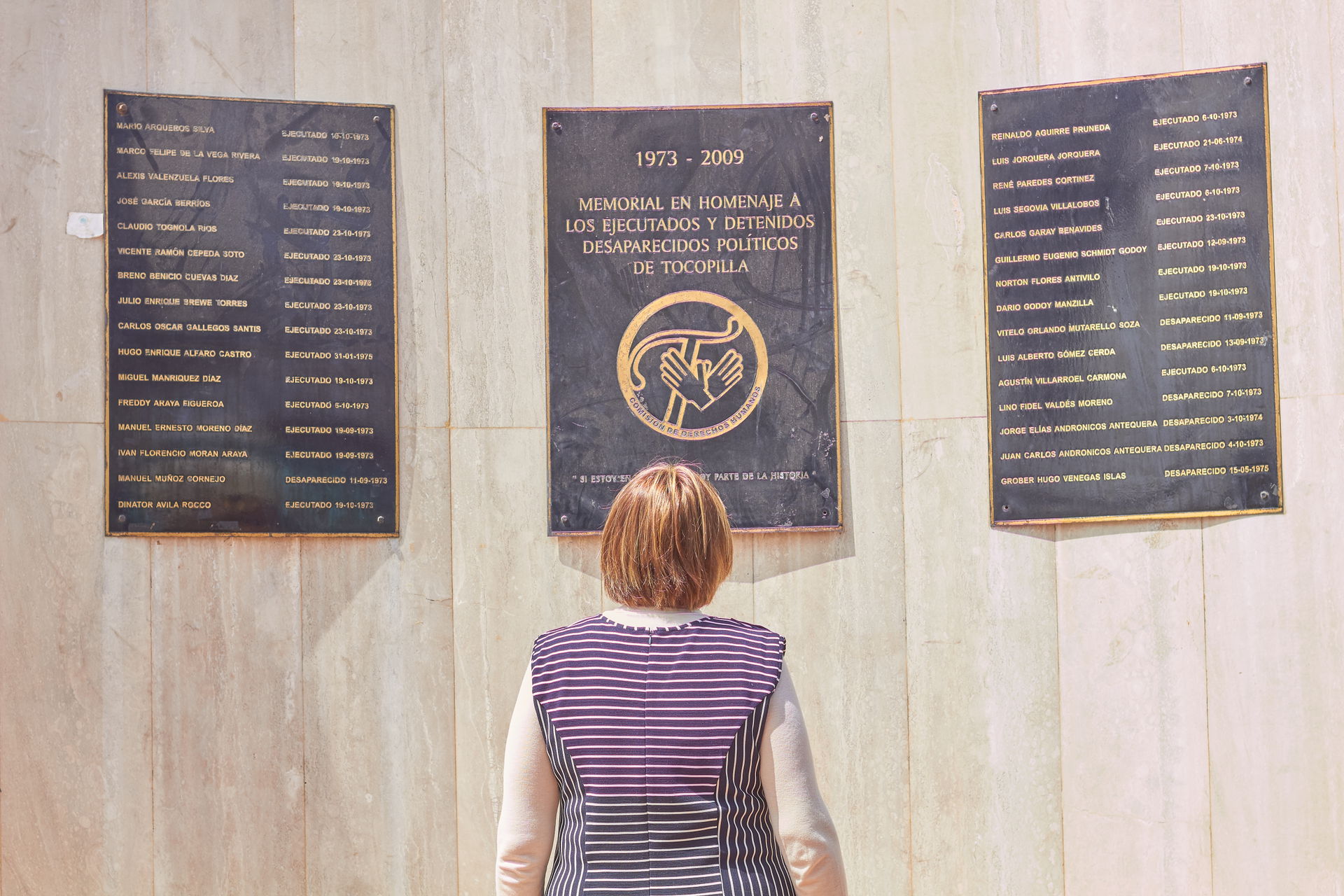 Sitio de memoria que conmemora a personas ejecutadas y detenida…