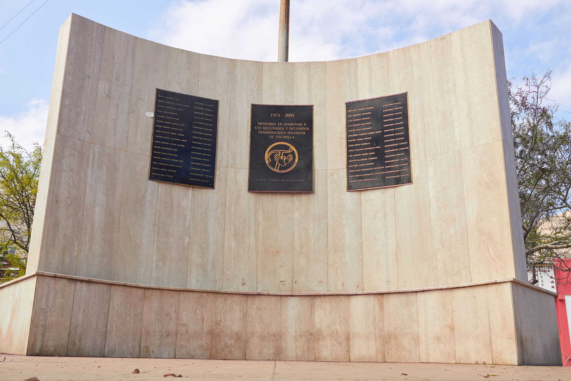 Sitio de memoria que conmemora a personas ejecutadas y detenida…