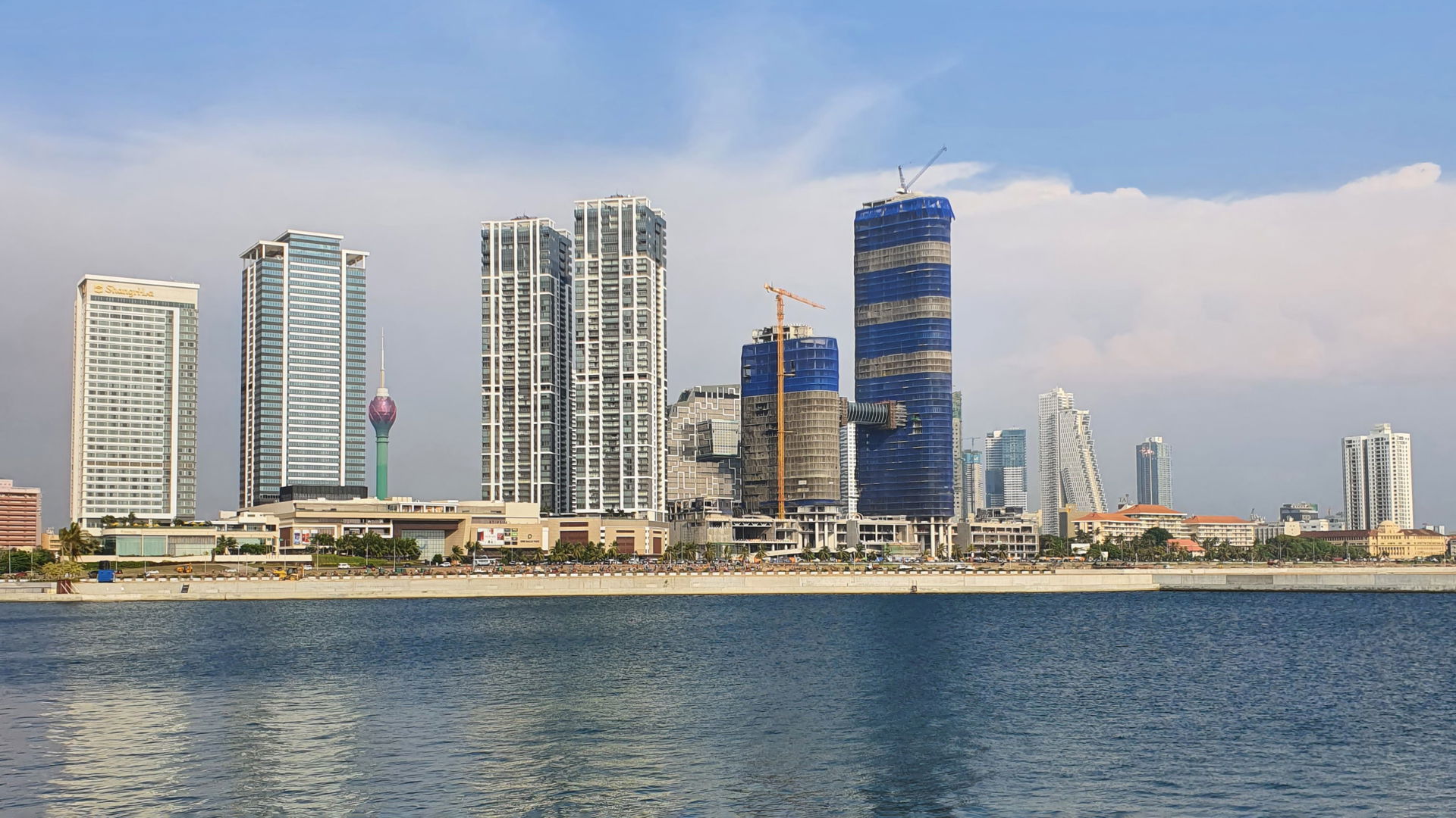 Colombo skyline as at January 2022 as seen from the gallery on …
