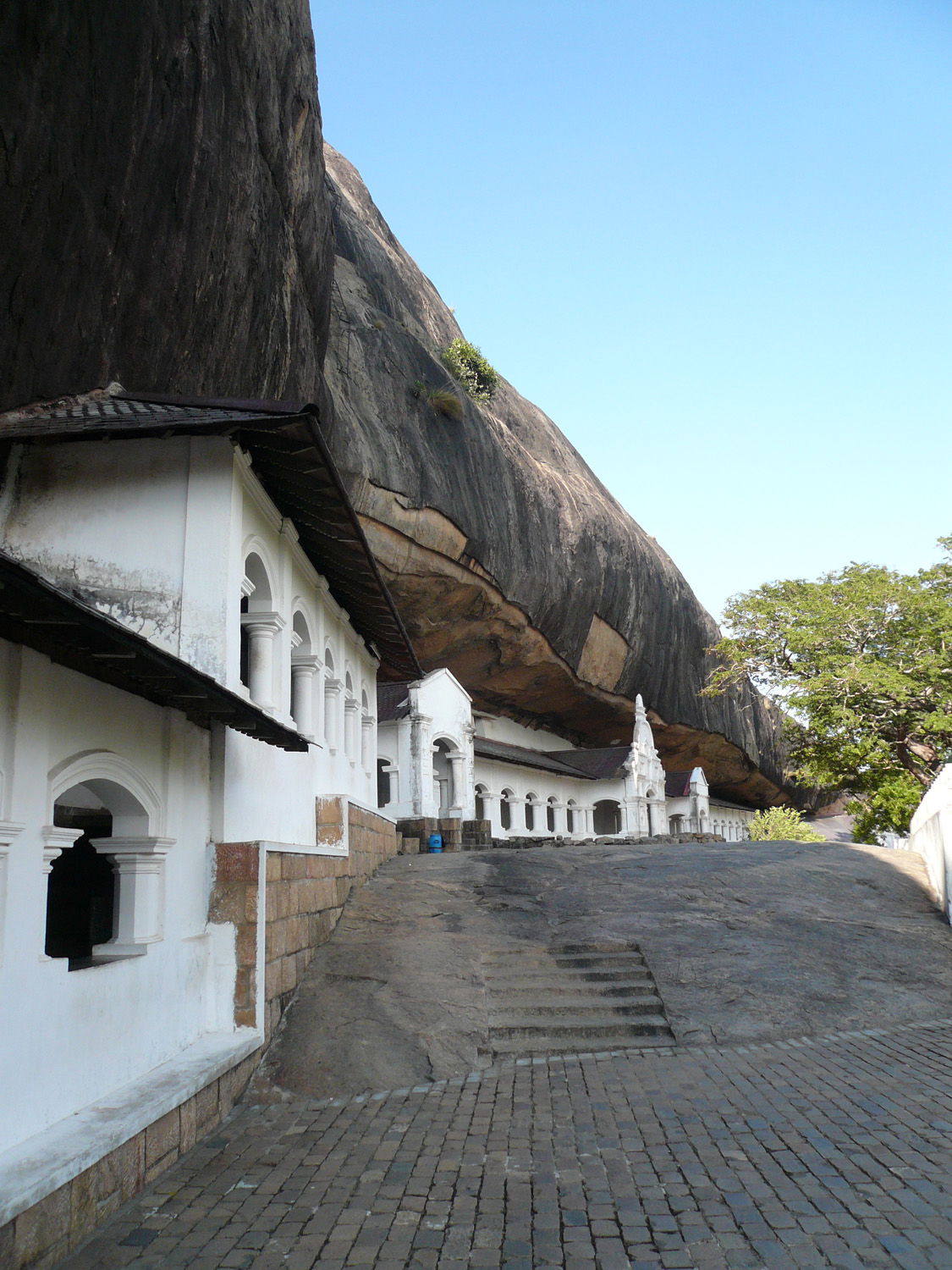 Dambulla complex of cave monasteries. Sri Lanka.