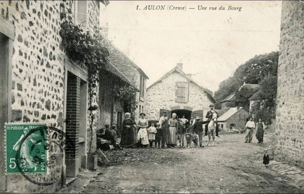 Carte postale du village vers 1912