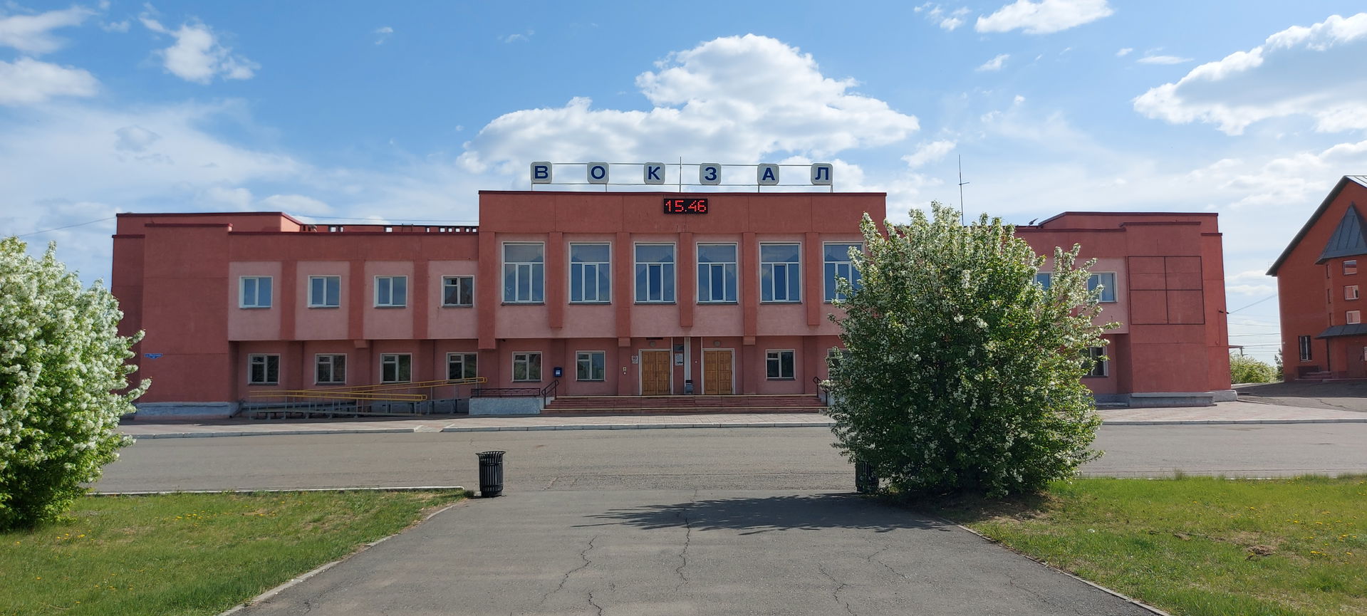 Railway station in Kalachinsk