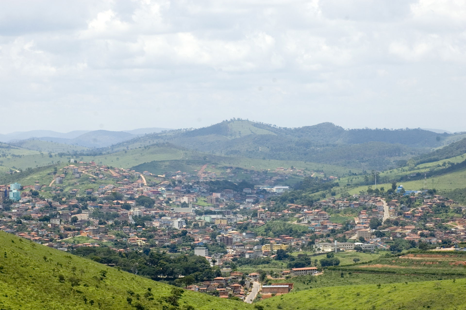 Vista da cidade de Guanhães, á partir do Condomínio Solares