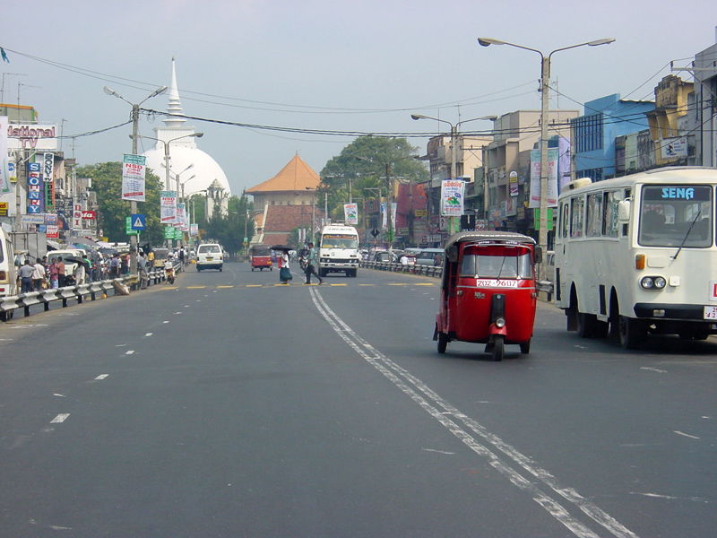 Kalutara, main road