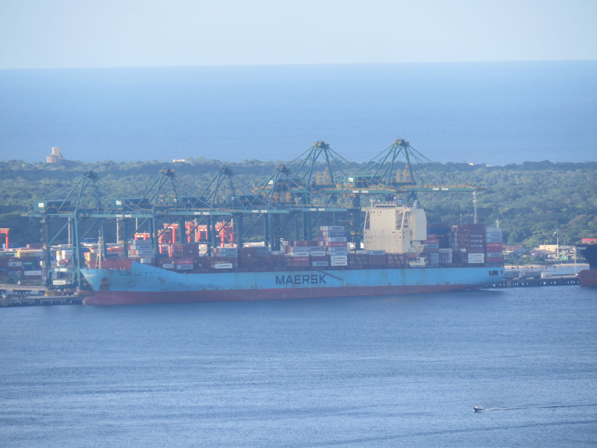 Maersk Lebu in Itapoá, Brazil, 2025