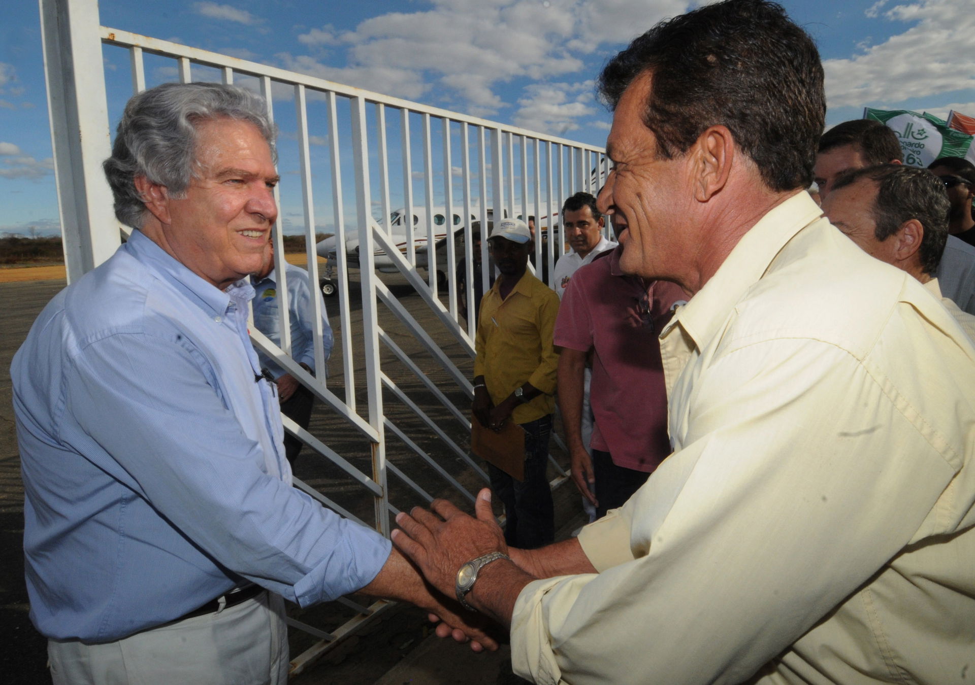 04/08/2010. Aracuai. O candidato ao governo de Minas Gerais, pe…