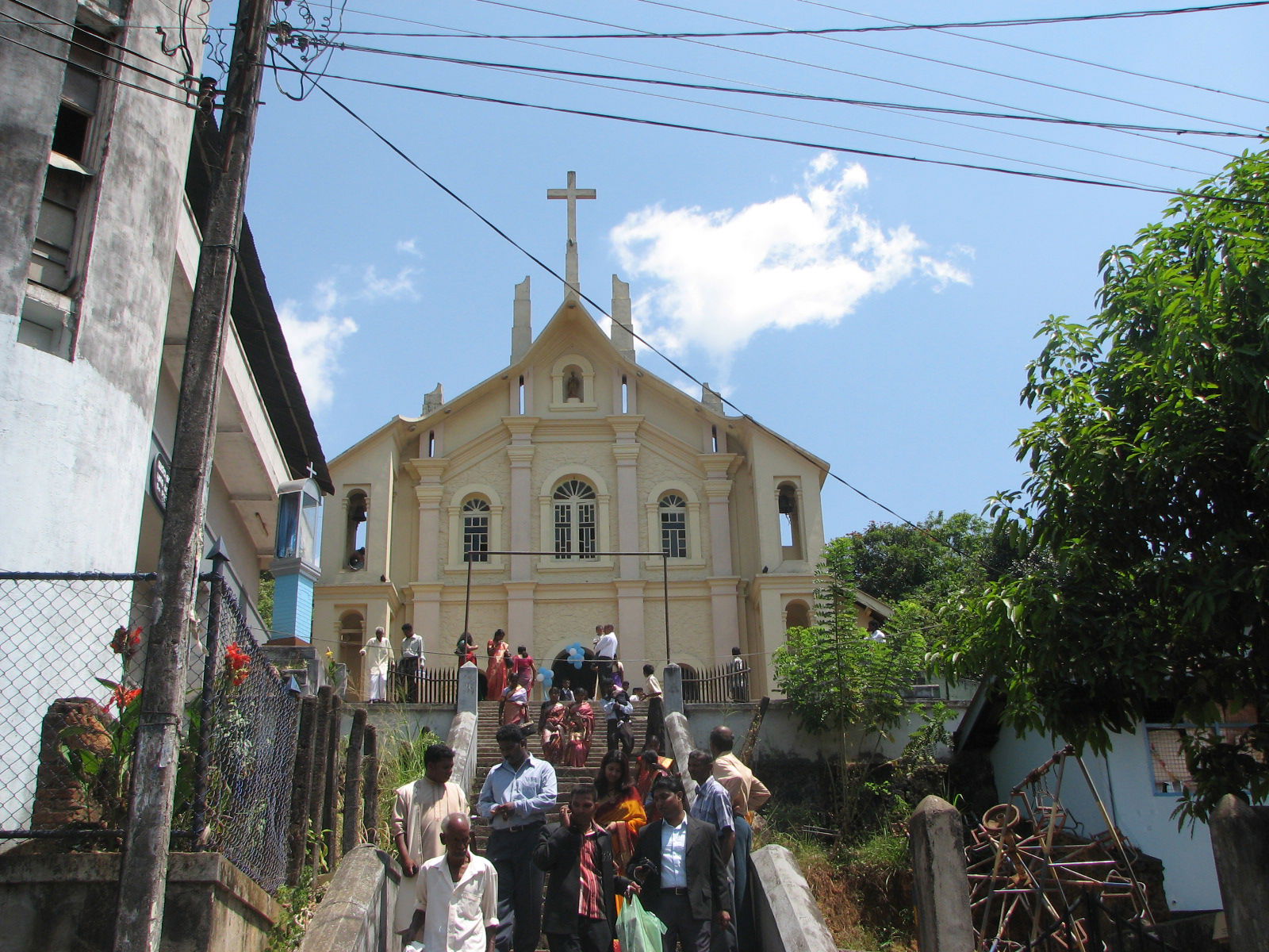 Ss.Peter-Paul Catholic church was built in hill inside the town…