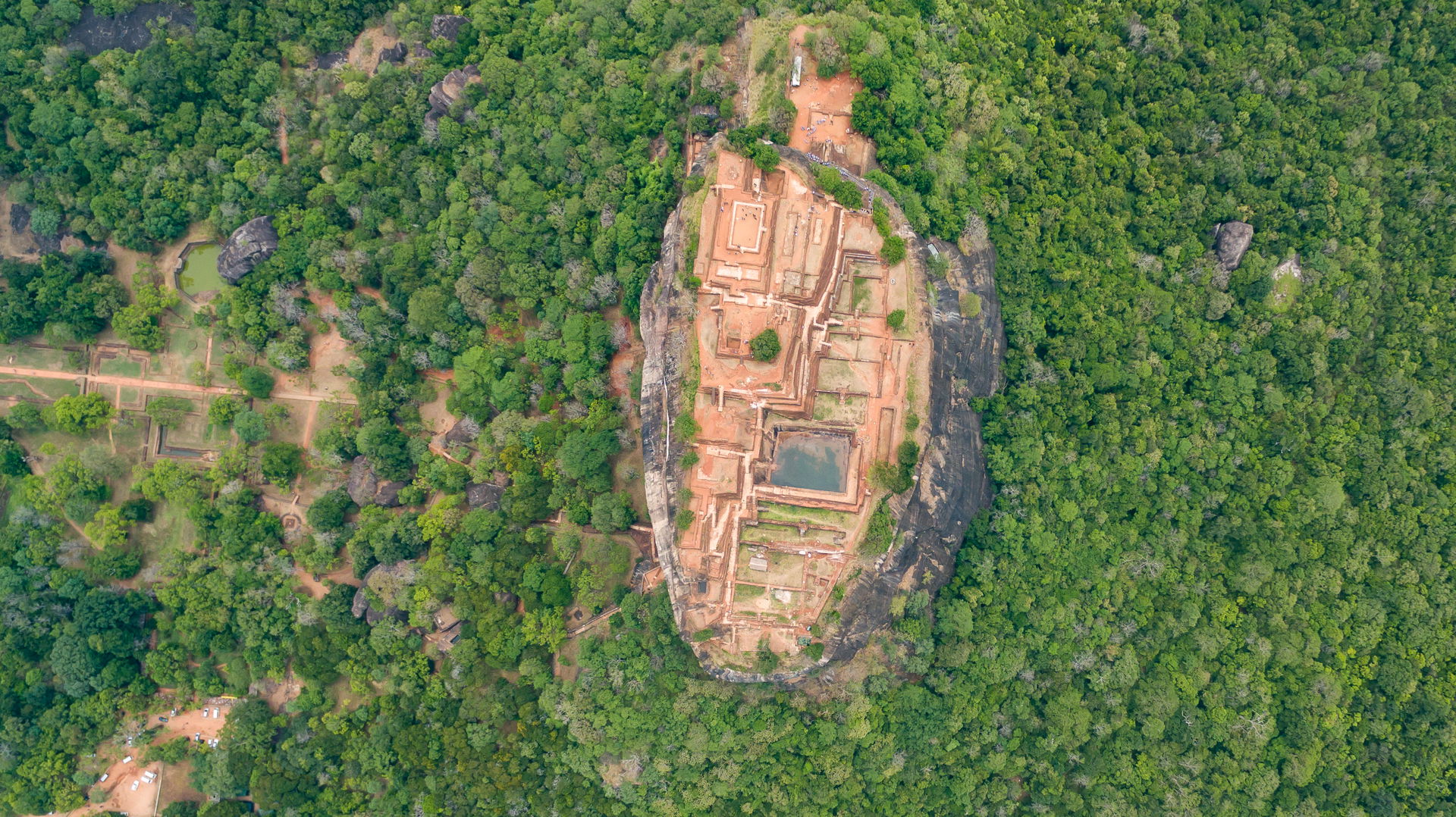Sigiriya Luftbild