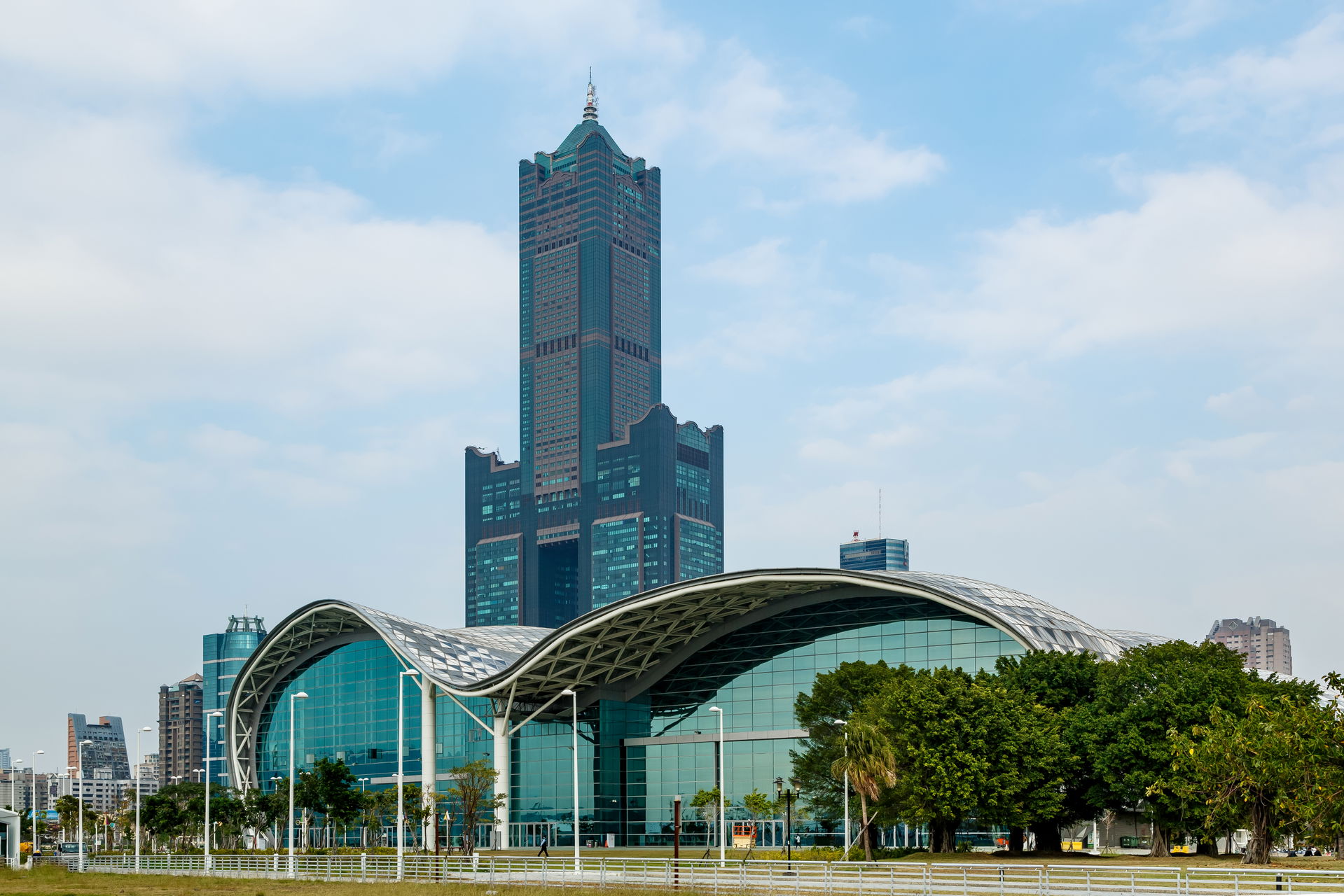 Kaohsiung, Taiwan: Waterfront side of Kaohsiung Exhibition cent…