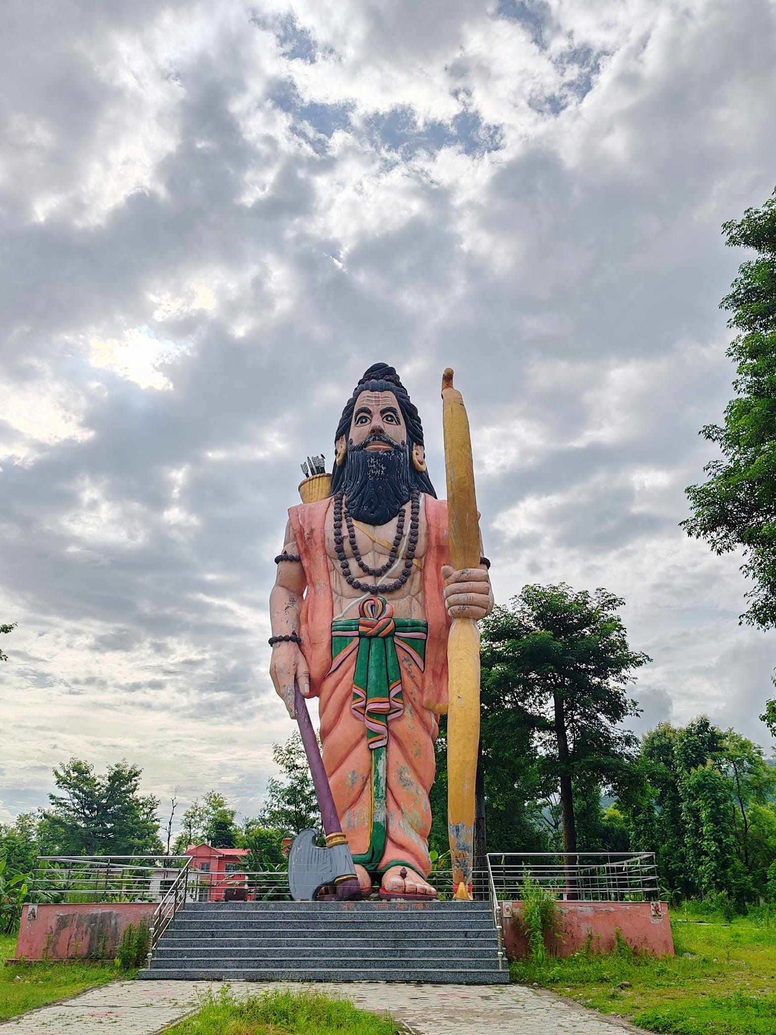 Parashuram ji Statue at Parshuram Dham, Dadeldhura