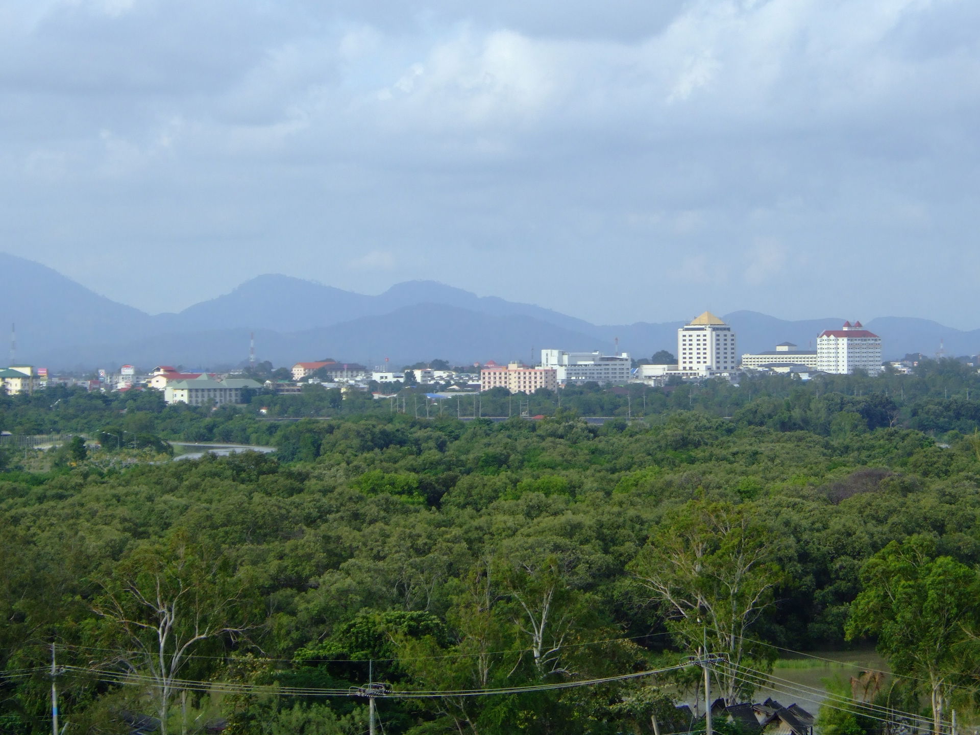 View of Rayong (Thailand) from Kantary Bay hotel
