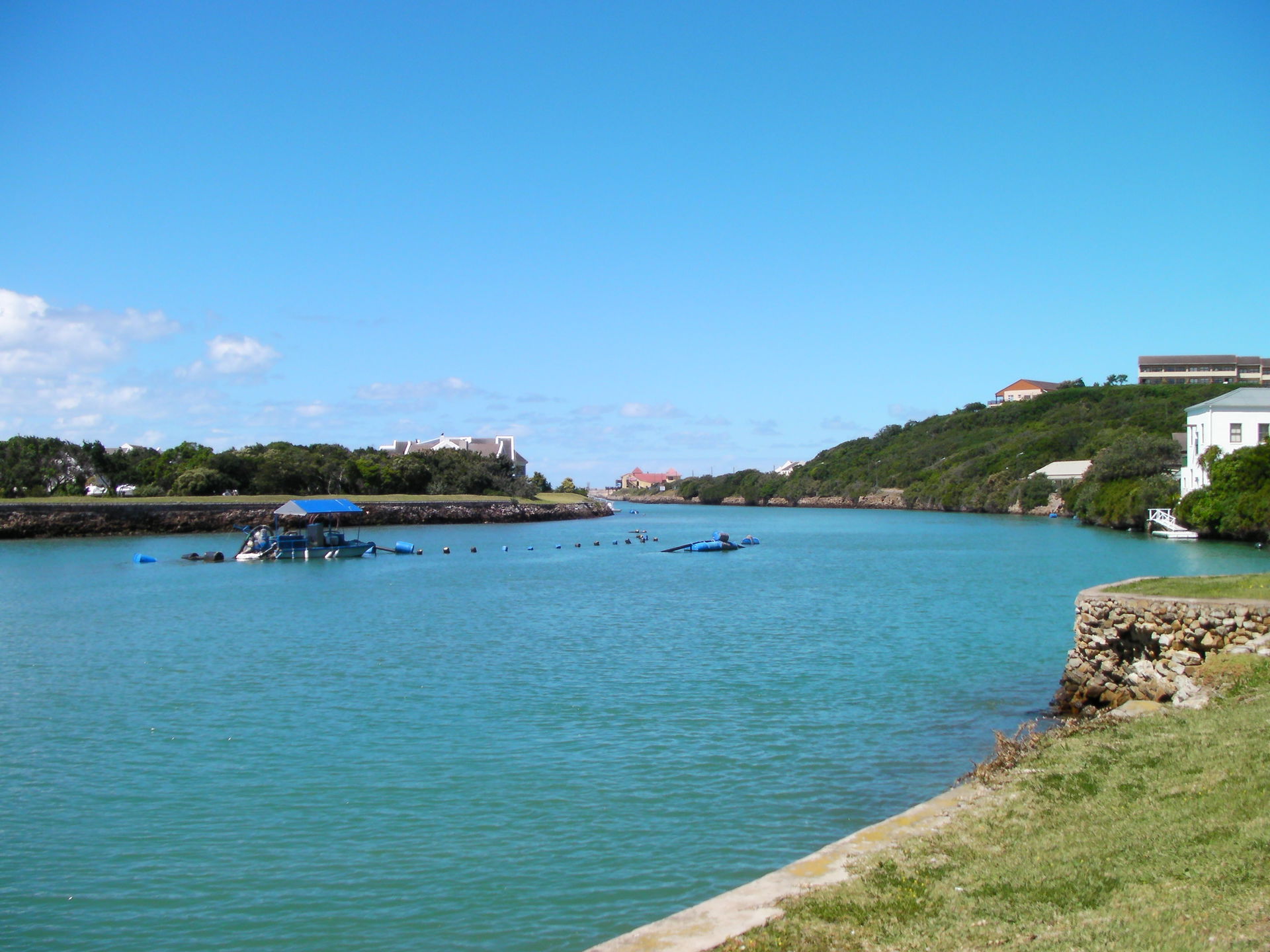 Section of the canals at Port Alfred in the Eastern Cape, South…