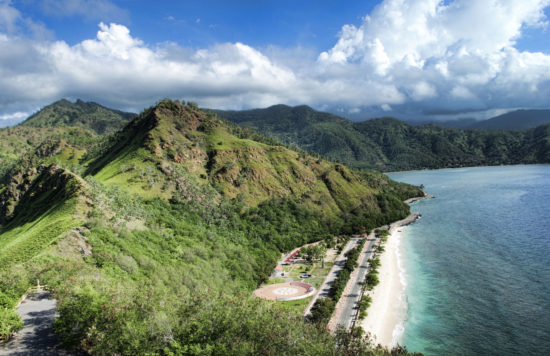 Areia Branca, a popular beach in Dili, Timor Leste