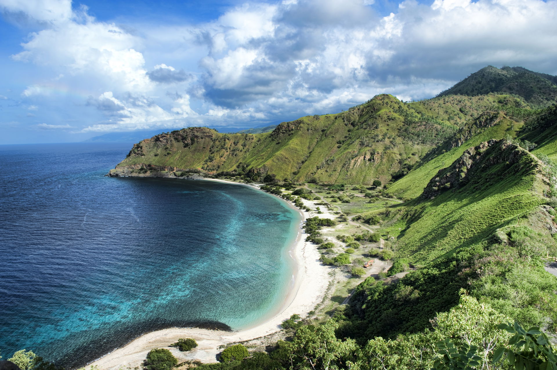 Areia Branca, a popular beach in Dili, Timor Leste