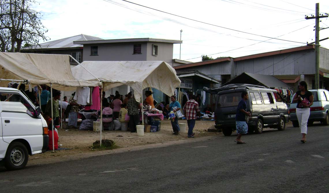Saturday market in Neiafu, Vavaʻu, Tonga