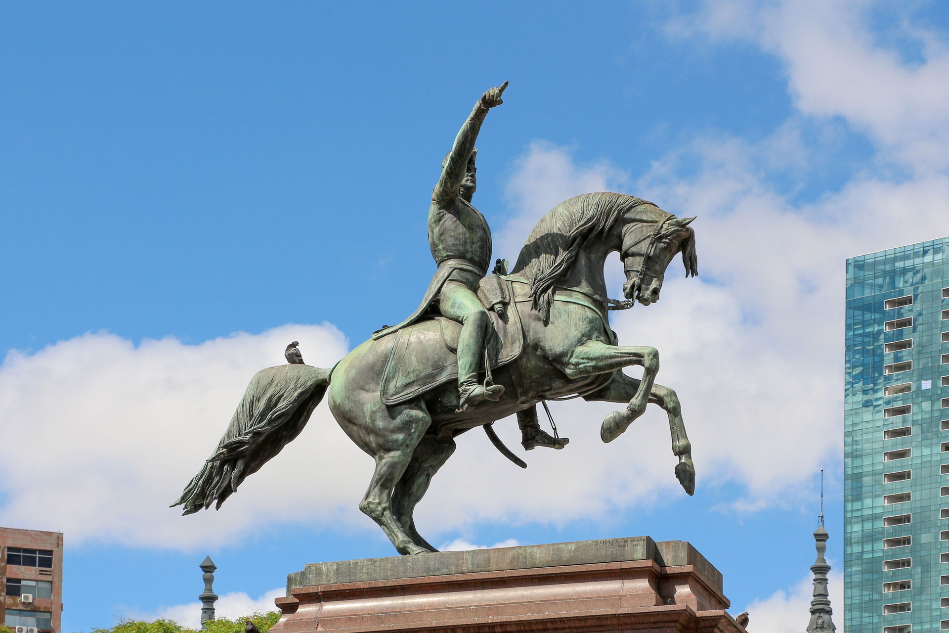 Equestrian statue of José de San Martín, Plaza San Martín, Buen…