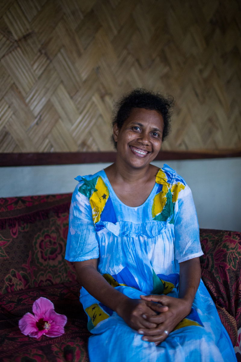 The owner of Lakatoro Palm Lodge located on Malekula. This bung…