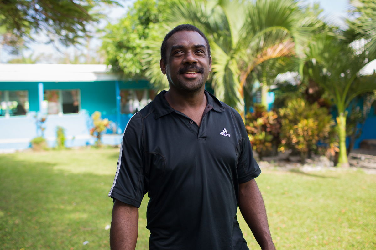 A TVET Centre Norsup employee. Photo taken by Connor Ashleigh f…
