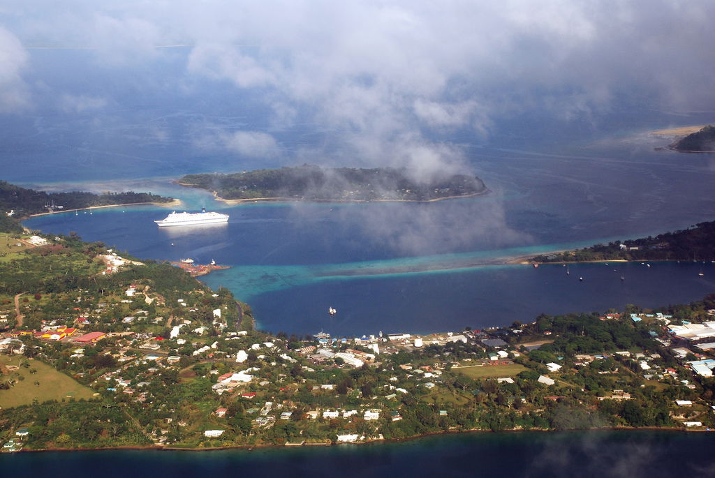 En route Port Vila to Auckland