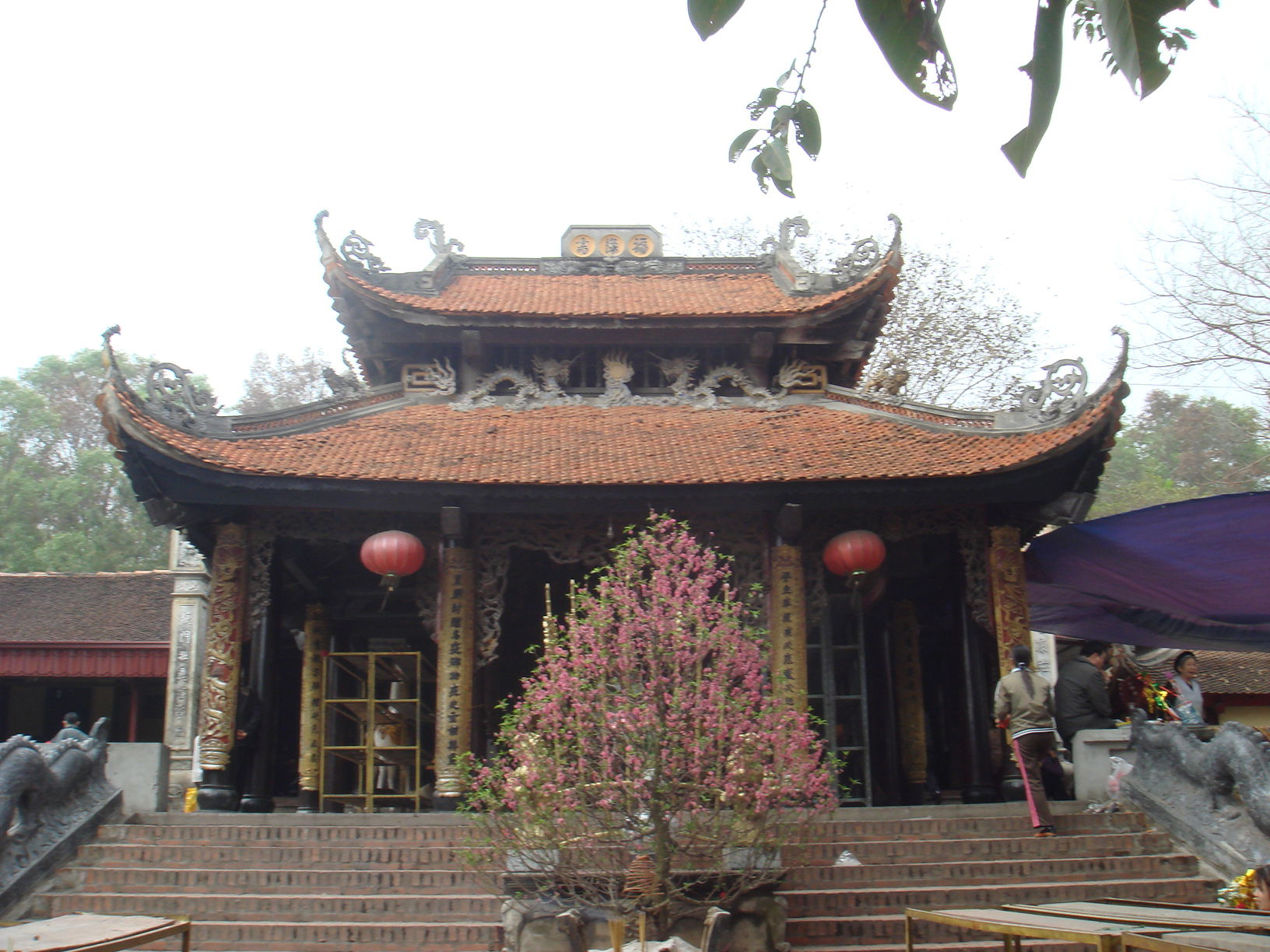Inside the Temple of Bà Chúa Kho