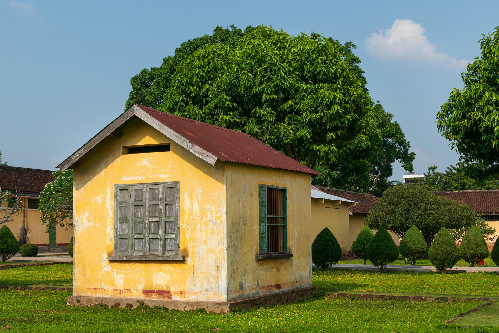 Small outbuilding at the Buôn Ma Thuột Exile House, a former pr…