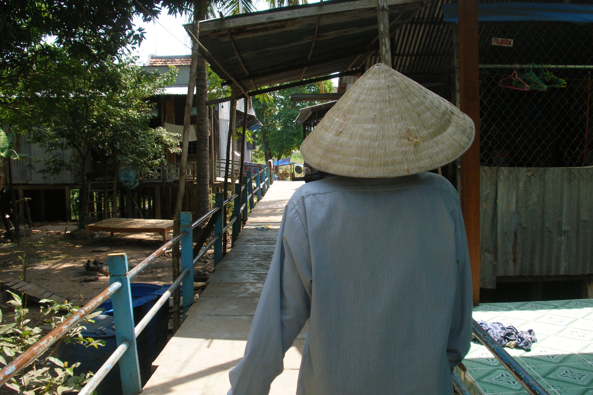 Vietnam, Châu Đốc, a city in the heart of the Mekong Delta bord…
